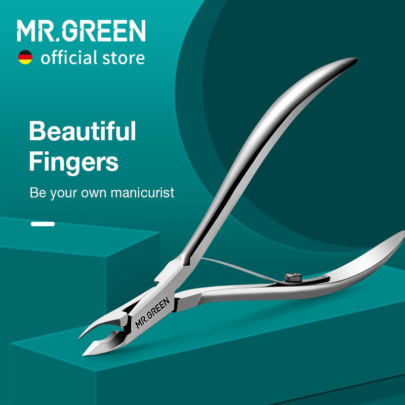 Stainless Steel Curved Tip Cuticle Scissors And Nail Clippers For Manicure  And Eyebrow Trimming - Dead Skin And Callus Remover