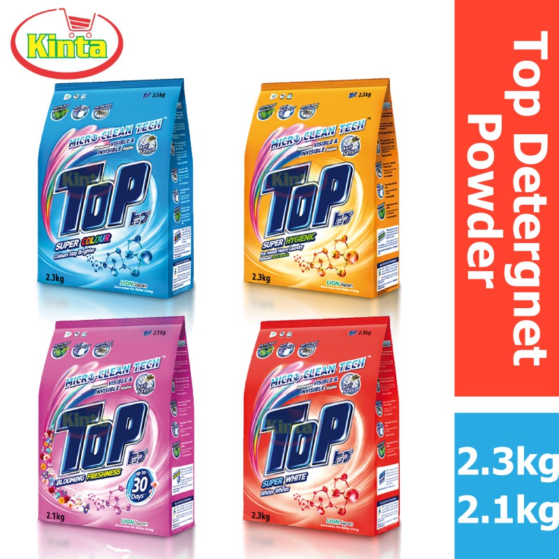 Top Detergent Powder 2.3kg 2.1kg Shopee Malaysia