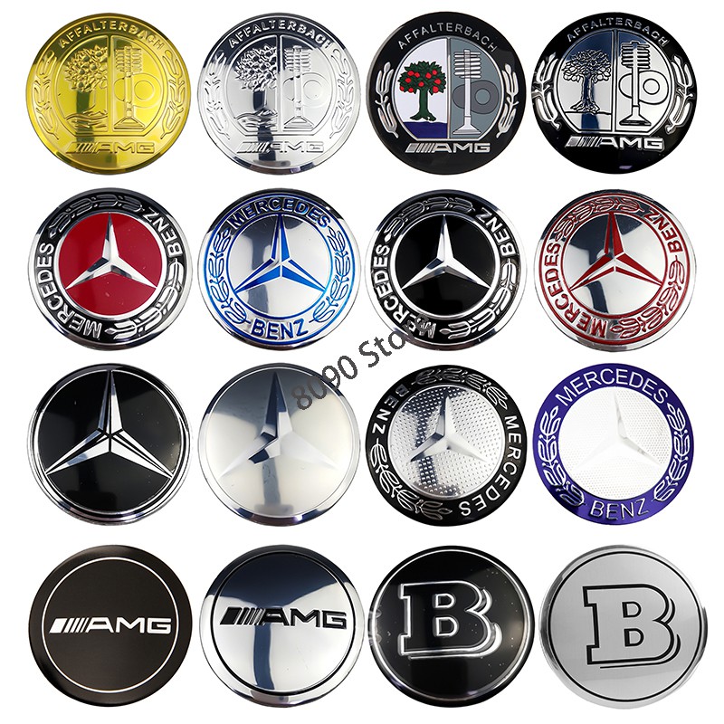 Mercedes Brabus Wheel Center Caps Emblem rocket 900, Wheel Emblems, Stickers