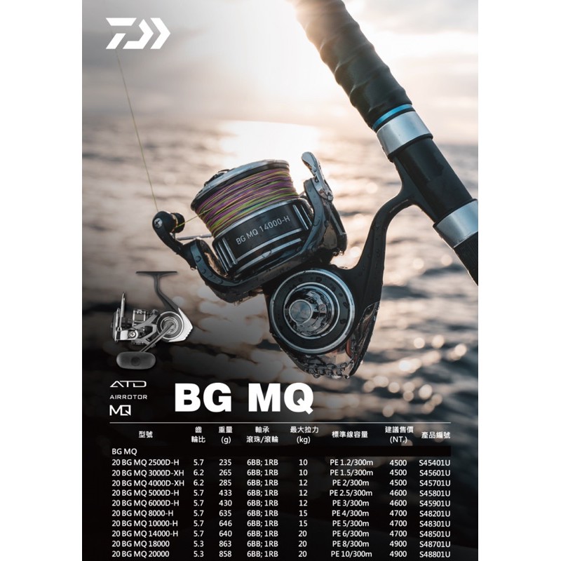 Daiwa BG MQ 20000 Spin Reel