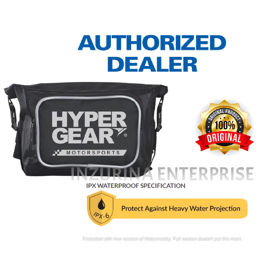 Hypergear Waterproof Waist Pouch Motorsports Medium Shopee