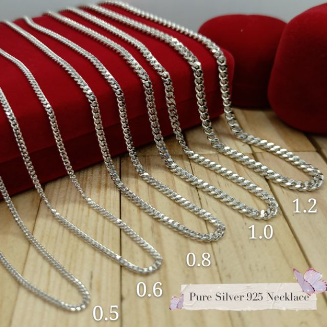 Original Rantai Silver 925 Rantai Mesin Ready Stock Shopee Malaysia