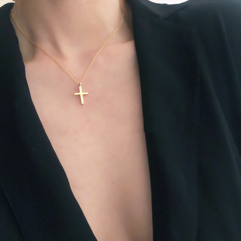 Gold cross deals necklace for women