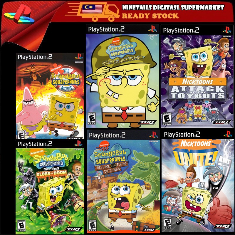 Spongebob squarepants ps2 clearance games