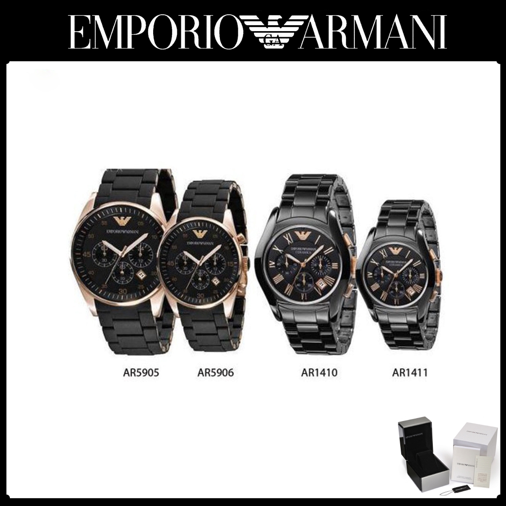 Ready to ship❤Emporio Armani 100% Original AR5905 AR5906 AR1410 AR1411 -  Brand Name Watches AR Watches women men watch | Shopee Malaysia