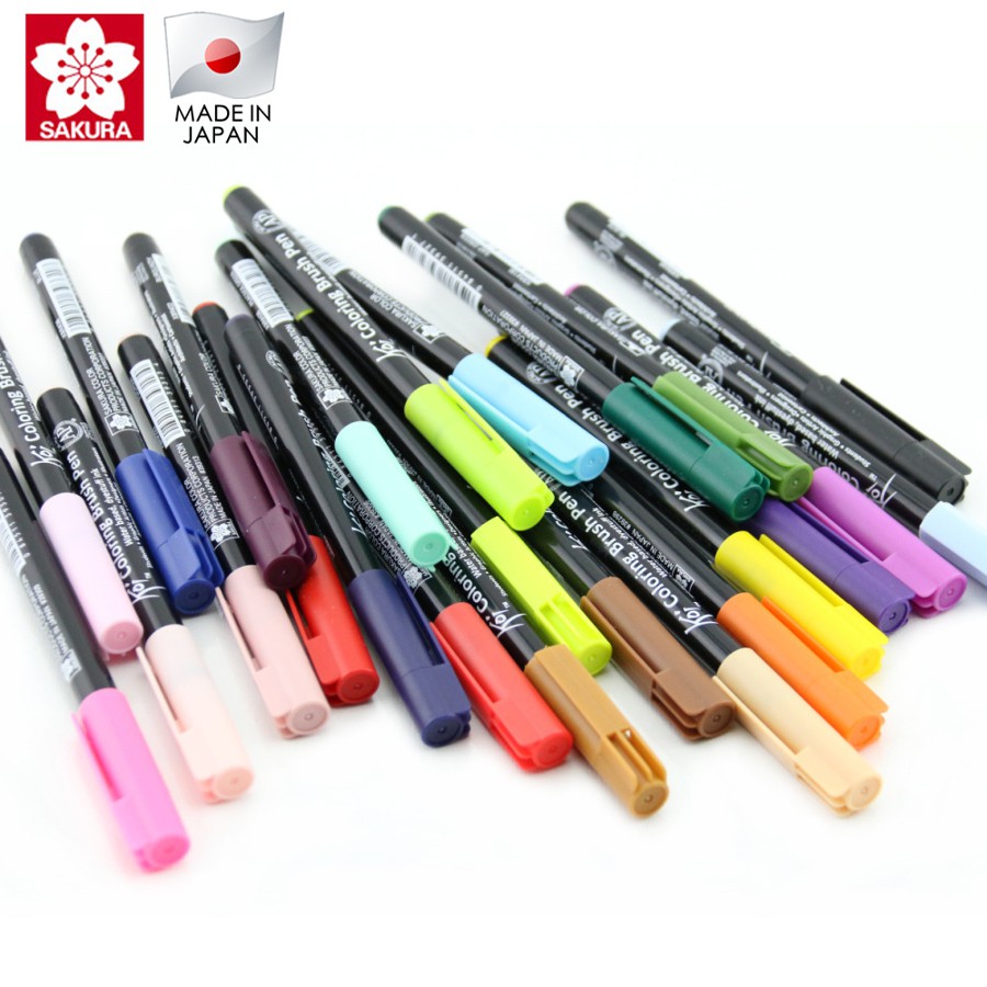 Sakura Koi Coloring Brush Pen (48 Colors , Blender Available) (List 4 / 4)