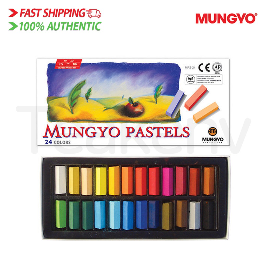 Mungyo Soft Pastel 64 Color Set Square Chalk