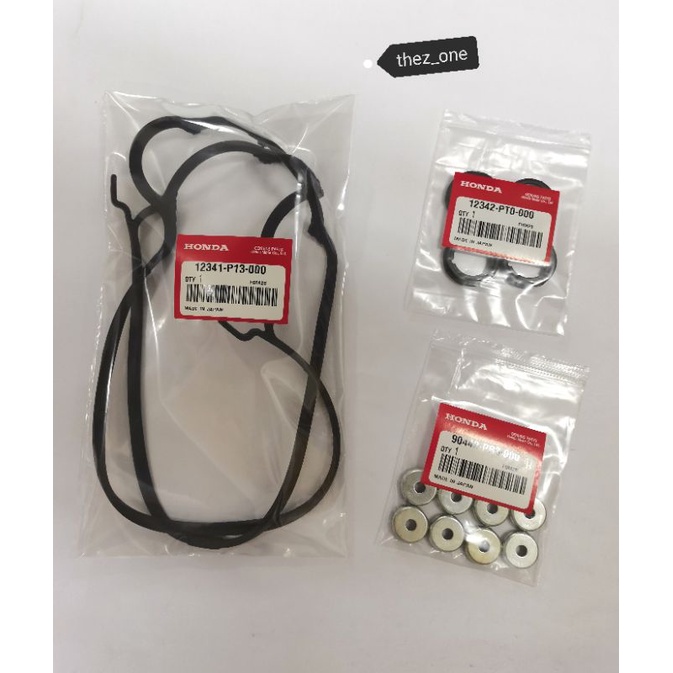 HONDA PRELUDE 2.2 16V DOHC VTEC H22A VALVE COVER GASKET SET WITH
