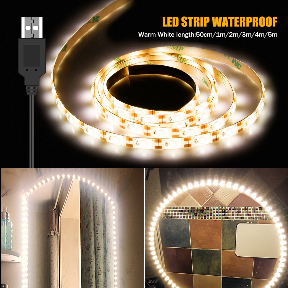 Led strip lights store for dressing table