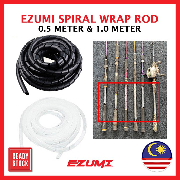 Ezumi Pro Spiral Wrap Fishing Rod Blank Guard Cover Protector