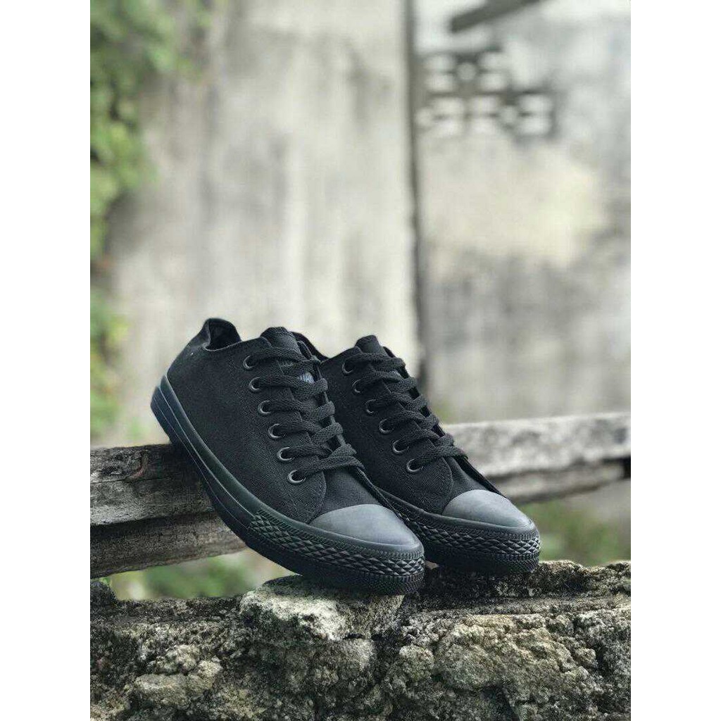 CONVERSE ALL BLACK SUITABLE FOR SCHOOL SHOES Shopee Malaysia