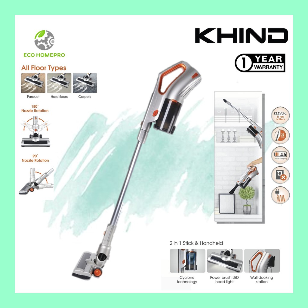 Khind cordless vacuum discount cleaner vc9679 review