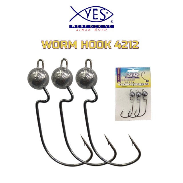 YES Worm Hook 4212