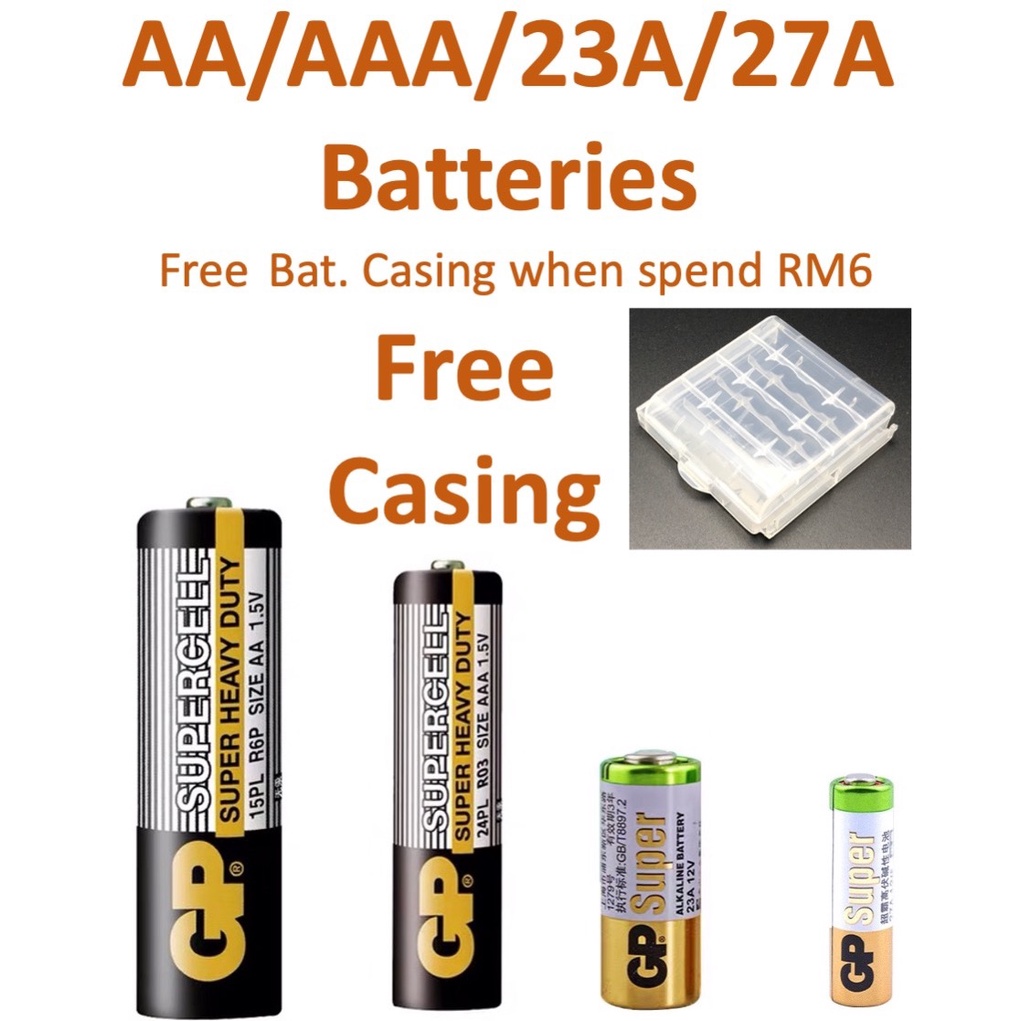 GP 12V Alkaline Batteries - Size 23A - 2-Pack