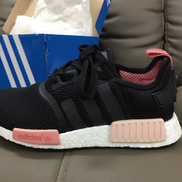 Women's clearance nmd black/peach/pink