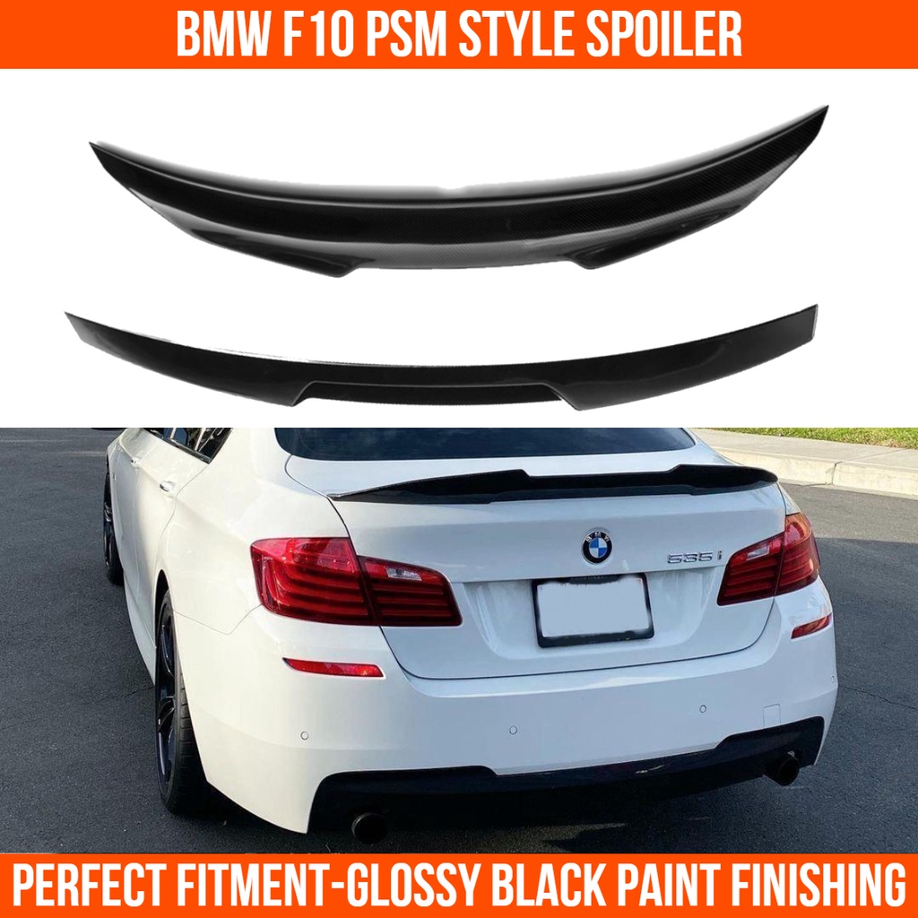 BMW F10 5 series rear spoiler PSM MP M4 Spoiler carbon spoiler F10  accessories