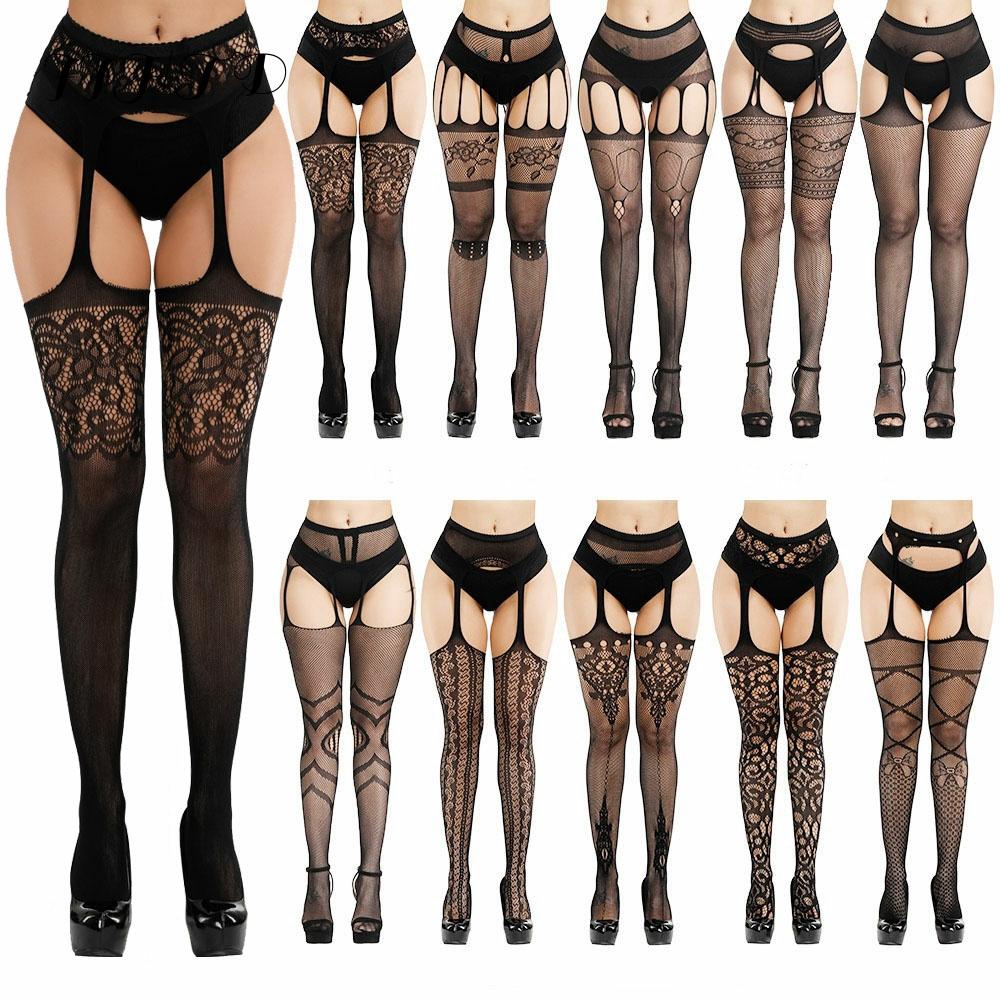 Stockings Sexy Pantyhose Women Thigh High Fishnet Nylon Long Socks Sex Belt  Standard Over Knee Socks | Shopee Malaysia