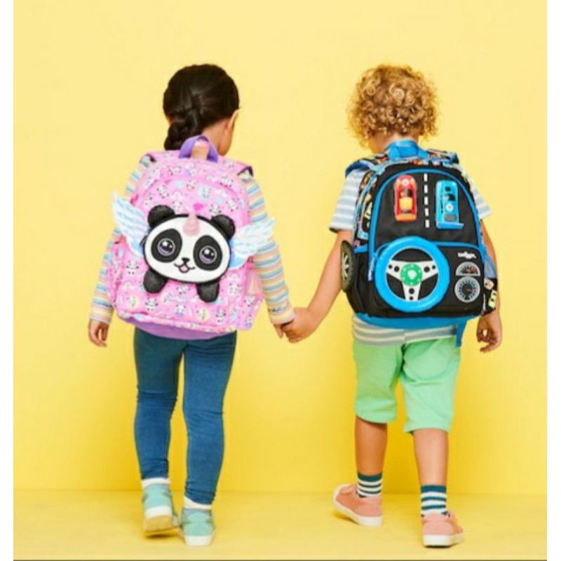 Panda shop backpack smiggle