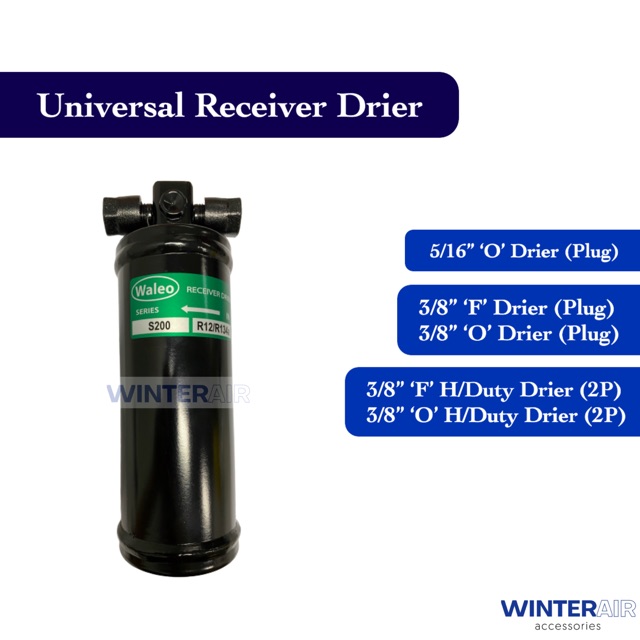 Universal 5 16 3 8 O Ring Flare Receiver Drier High Low