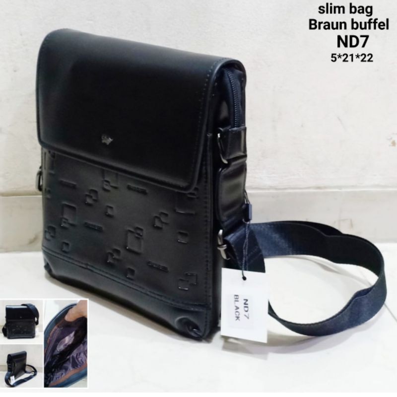 Braun buffel sling store bag man