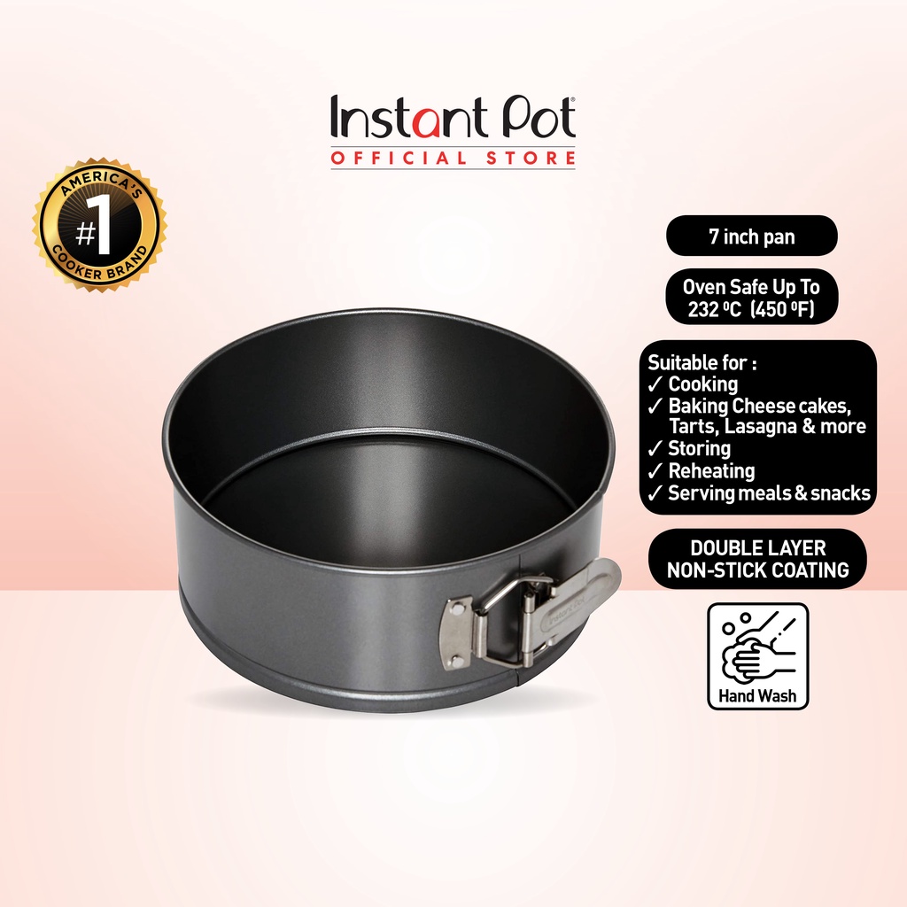 Instant Pot Official Springform Pan, 7.5-Inch, Gray