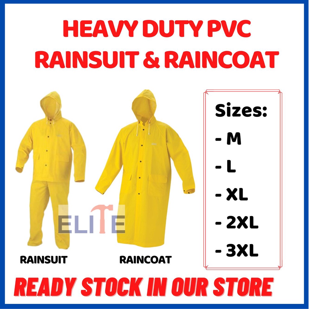Best Deal for Xpose Safety Heavy Duty Yellow Rain Coat – .35mm PVC