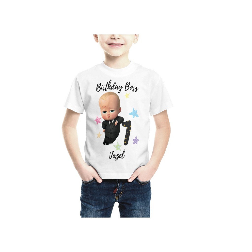 Boys boss best sale t shirt