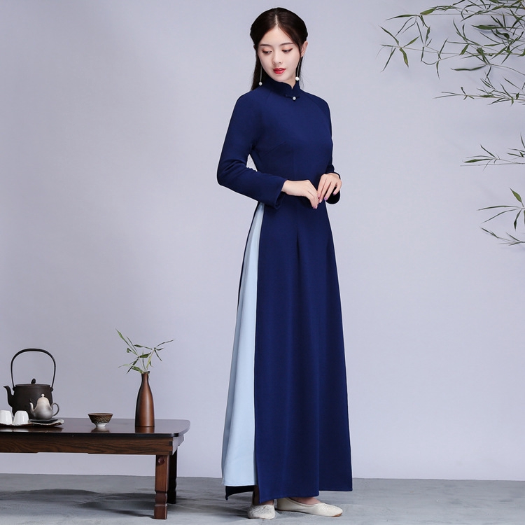 Vietnamese Traditional Dress Aodai Tight Dress for Woman Chinese Qipao  Cheongsams Asian Fashion Women Female Oriental Outfits : Buy Online at Best  Price in KSA - Souq is now : Fashion