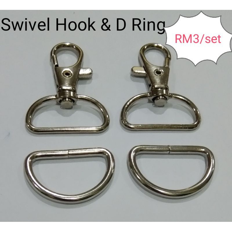 Swivel hook and deals d ring
