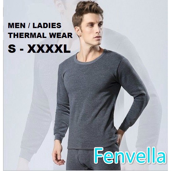 Fenvella Cotton Thermal Winter Wear For Men Underwear-TOP & BOTTOM Winter  Warm Thicken Long Johns - M-4XL - BIG SAVINGS