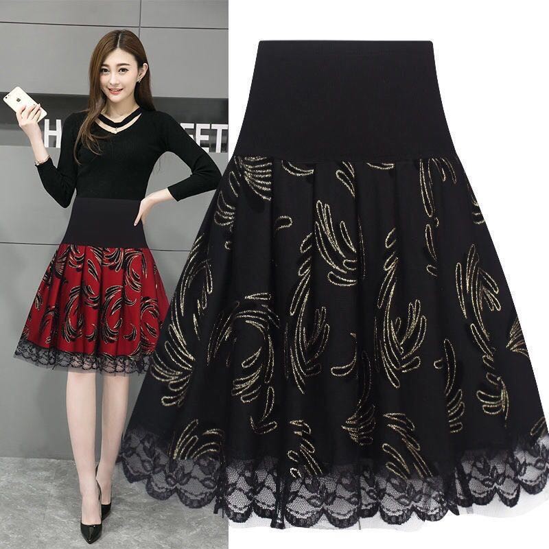 Plus size outlet midi skirt 4xl