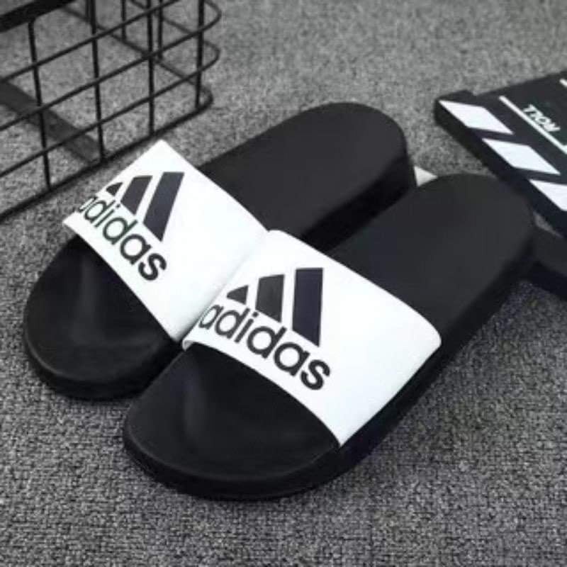 Adidas store flat slippers