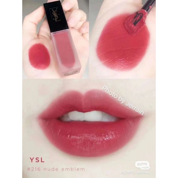 Authentic YSL Tatouage Couture Velvet Cream Matte Liquid Lipstick