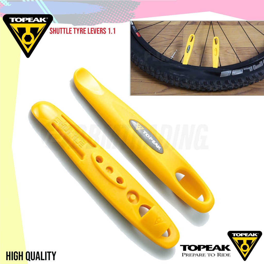 Topeak shuttle best sale tyre levers 1.2