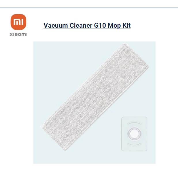 Xiaomi Mi Vacuum Cleaner G10 Mop Kit