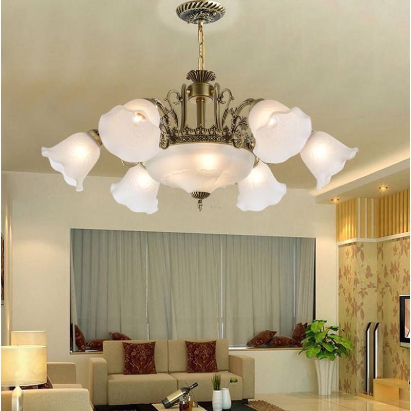 Antique classic pendant light chandelier ceiling light lampu gantung hall