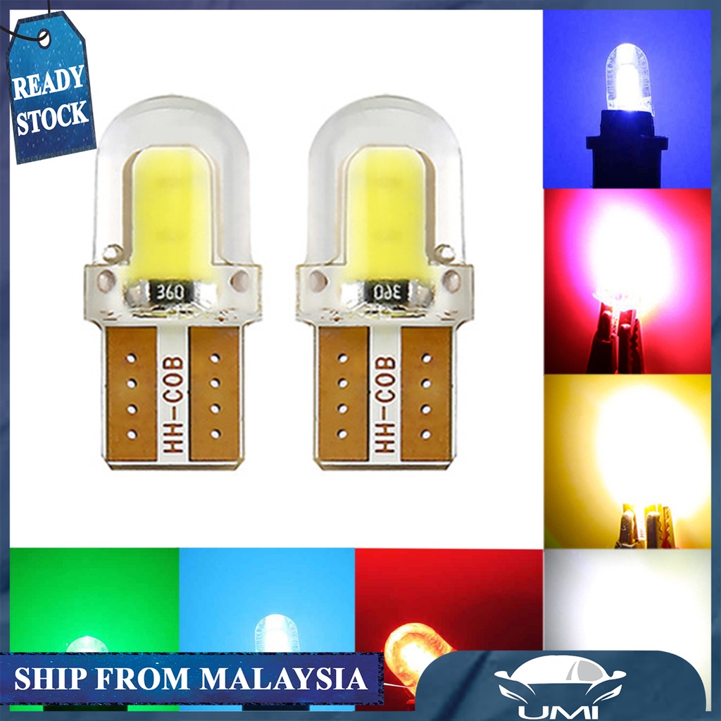 2pcs T10 9smd 5050 Led Canbus 12v Car Led Light Canbus T10 W5w Canbus 194 9  Smd 5050 Led Bulb Light Whte Red Blue Green Glowtec - Signal Lamp -  AliExpress