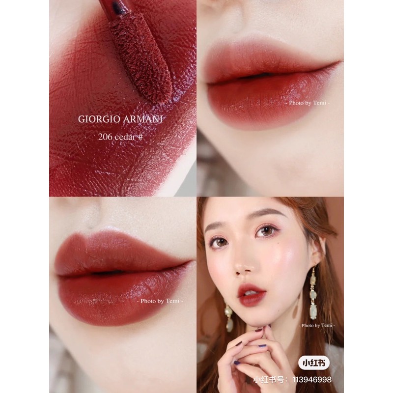 Armani Lip Maestro Creamy Matte Lip Color 206 Shopee Malaysia