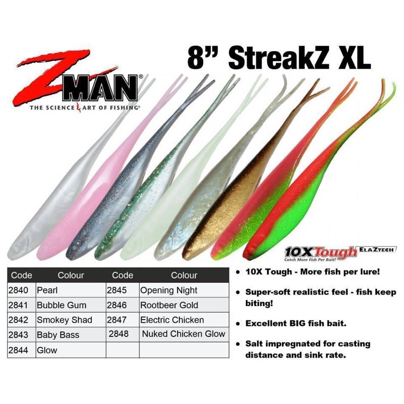 Zman StreakZ XL 8” Made In 🇺🇸