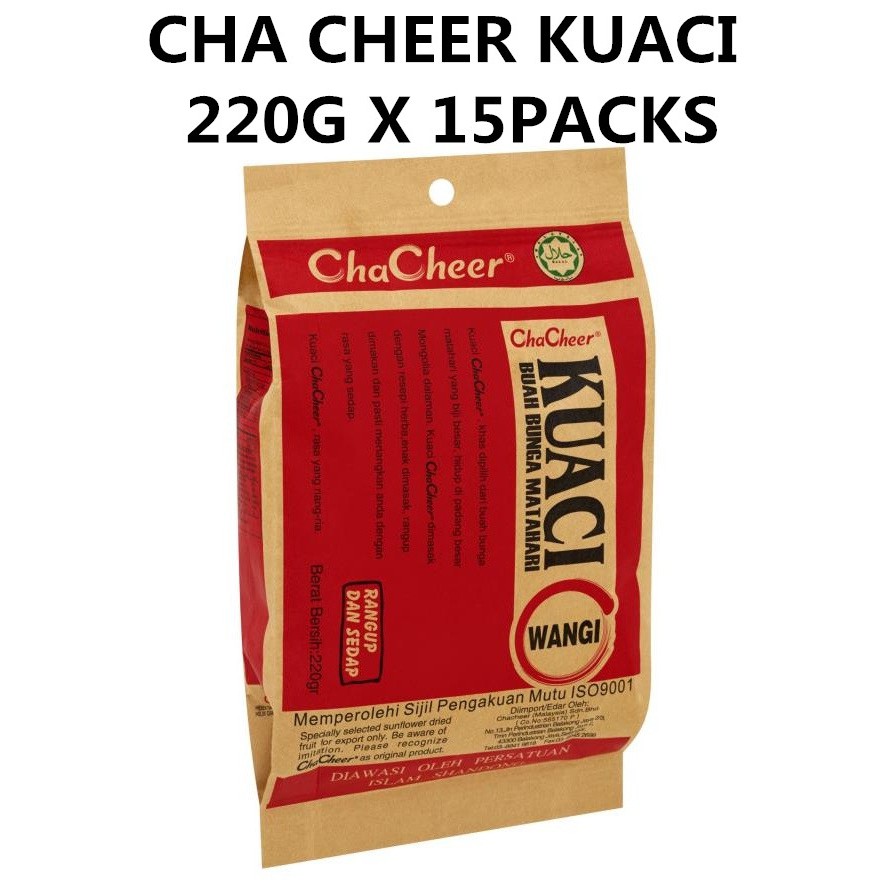 CHA CHEER KUACI SUNFLOWER DRIED FRUIT 220G X 15PACKS Shopee Malaysia