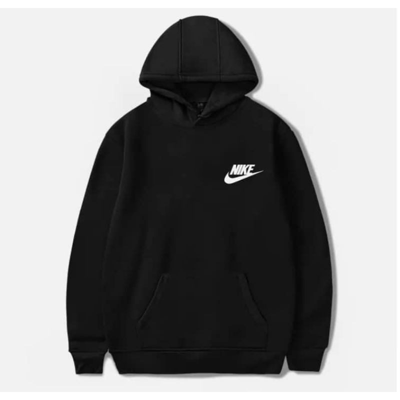 Nike Basic Logo Black Hoodie t Shopee Malaysia