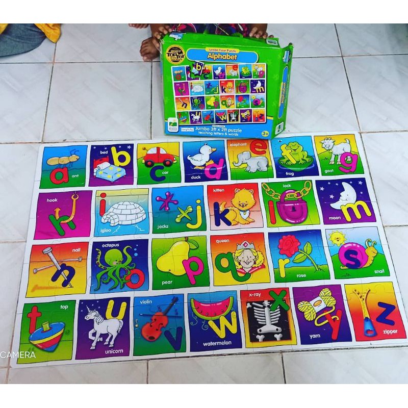 Jumbo floor hot sale puzzle alphabet