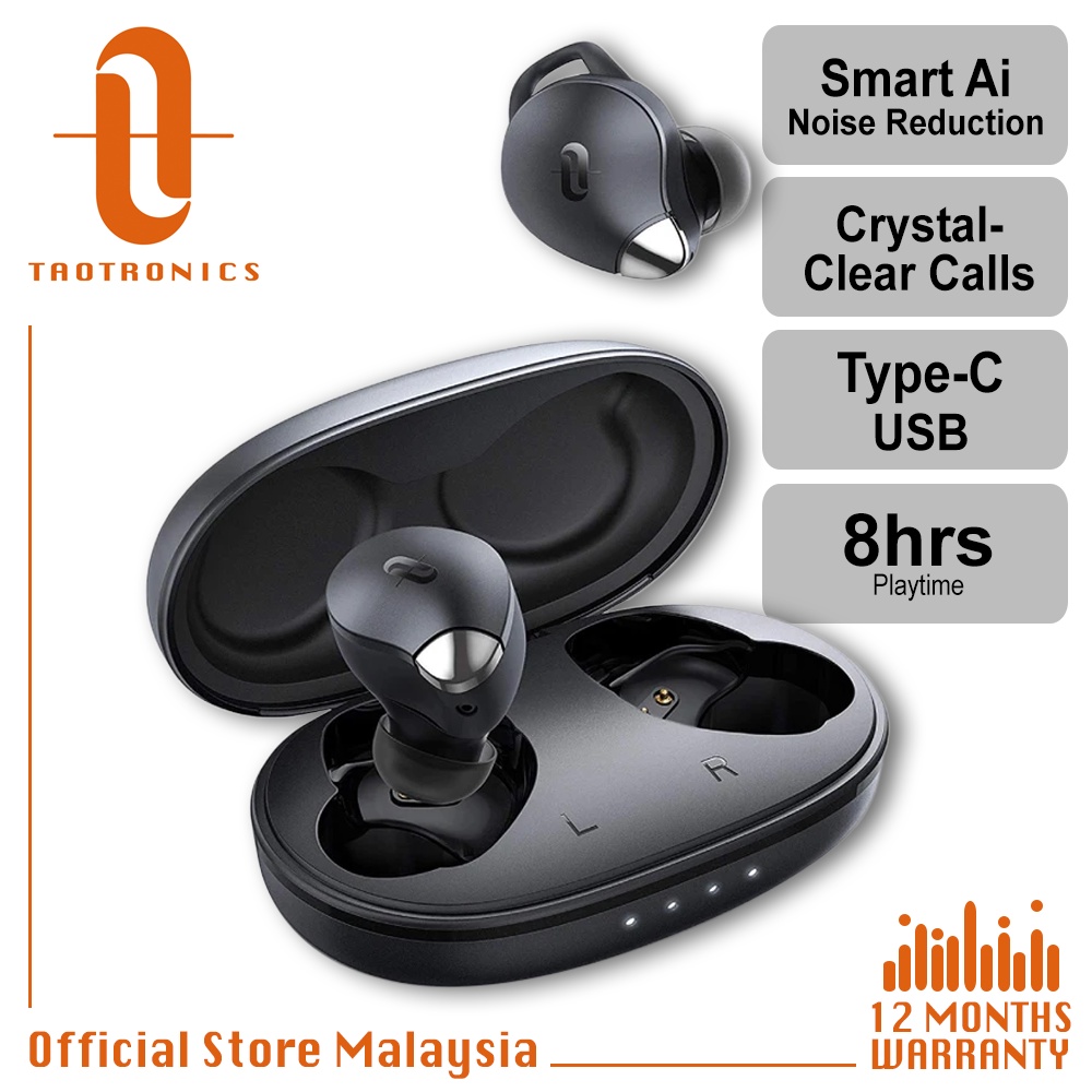 TaoTronics TT BH079 Type C Smart AI Noise Reduction Calls