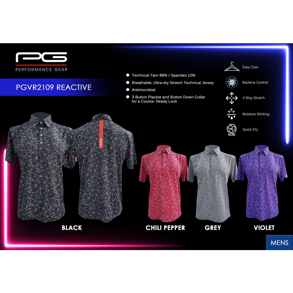 PG Performance Gear Women Golf Shirt PGVRLDY2304