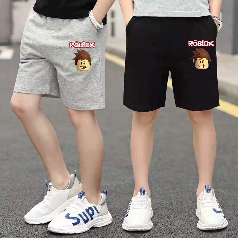 Boy fashion shorts ROBLOX summer bottoms kids cotton short pants