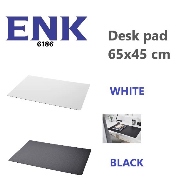 SKRUTT Desk pad white black 65x45 cm Shopee Malaysia