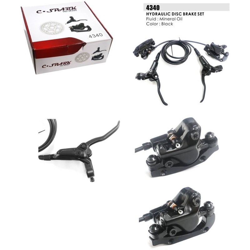 X spark shop hydraulic brakes