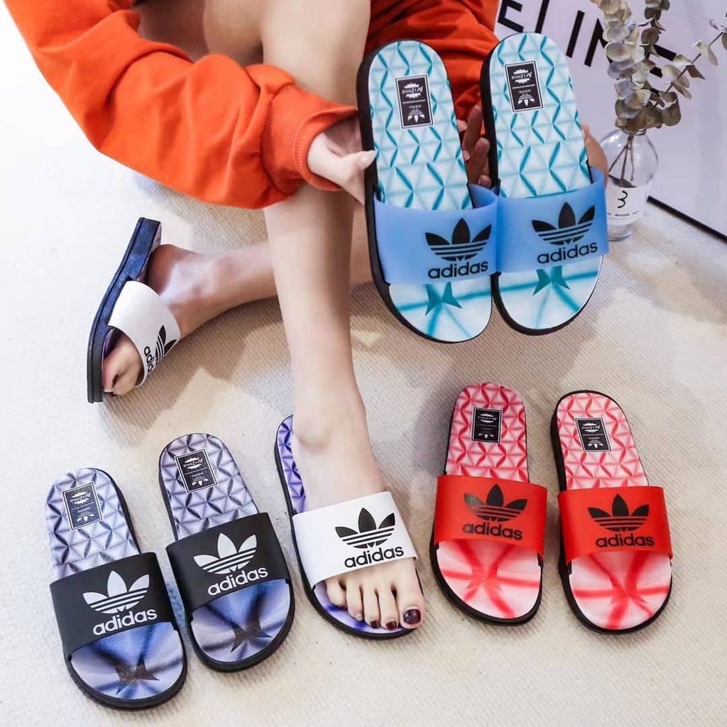 Adidas couple online slippers