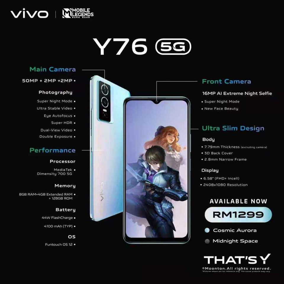 vivo mobile legend