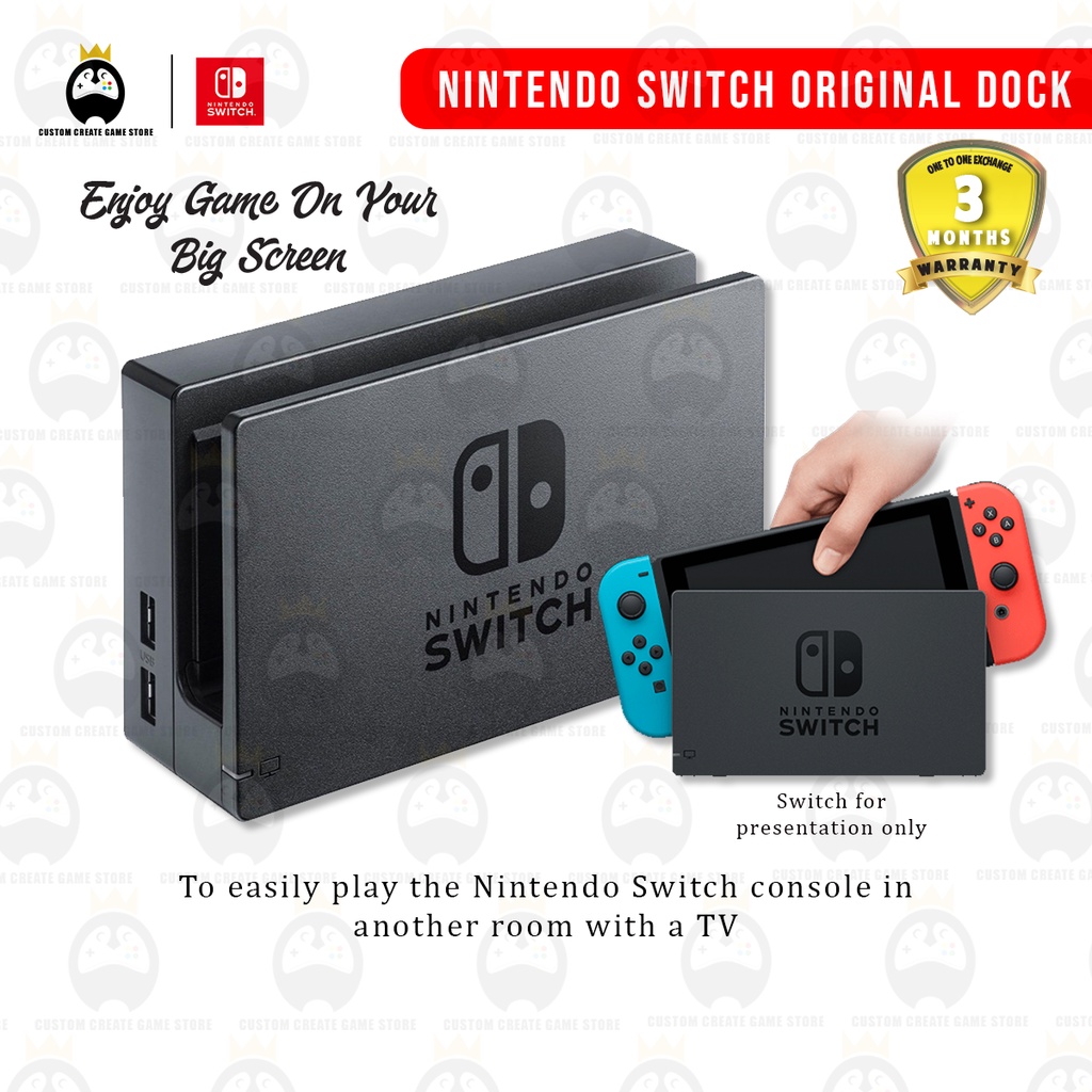 Nintendo switch dock 2024 set stores